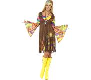 Smiffys Mooi flower power hippie kostuum Mable