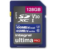 Integral High Speed SDHC/XC V30 UHS-I U3 128 GB SD memory card INSDX128G1V30