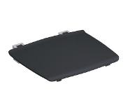 Sapho Gelco vierkante vouw douchezitting 32.5x32.5 cm donker grijs