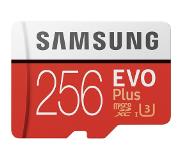 Samsung microSDXC EVO+ 256 GB 100MB/s CL 10 + SD adapter