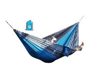 Morethanhip Hangmat - Grijs/Blauw - Parachutestof