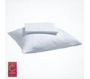 Cevilit Kussensloop molton onderslopen (set 2 stuks)met rits 60/60