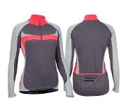 Avento Fietsshirt Avento 81BR Dames Lange Mouwen Antraciet Roze