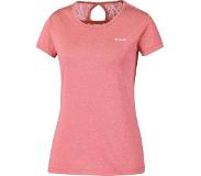 Columbia Peak To Point Novelty Ss Shirt Dames - Coral Bloom