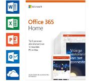 Microsoft Office 365 Home Abonnement 1 jaar NL