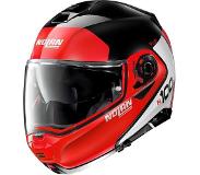 Nolan N100-5 Plus Distinctive 27 Glossy Black Red White Modular Helmet M