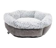 Rosewood hondenmand luxury plush rond grijs 48x48 cm