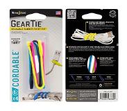 Nite Ize Gear Tie Cordable 6" - 4 Stuks Mix kleuren - Herbruikbare kabelbinder