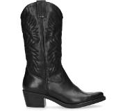 Sacha leren cowboylaarzen zwart Dames | Maat: 40