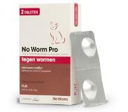 No Worm Pro Kat & Kitten - Anti wormenmiddel - 2 tab Vanaf 0.5 Kg Vanaf 6 Weken
