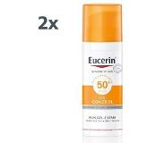 Eucerin Sun Oil Control Gel-Crème SPF 50+ Zonnebrand - 50 ml 2 pack