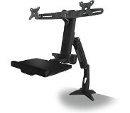 Icy Box IB-MS600-T2. Montage: Klem, Geschikt voor: Computermonitor, Maximale gewichtscapaciteit: 12 kg, Maximumafmetingen schermcompatibilit