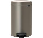 Brabantia NewIcon Pedaalemmer 12 Liter Platinum