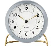 Arne Jacobsen Station Table Clock Wekker Grijs - Ø 11 cm 43674