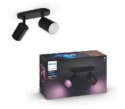 Philips Fugato 2-Spot White & Colour zwart