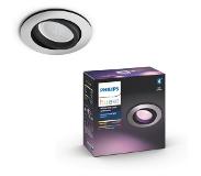 Philips Centura inbouwspot White & Color rond Aluminium