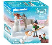 Playmobil Spirit Sneeuwpret Met Snips & Meneer Carrots 70398