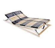 vidaXL Lattenbodem met 42 latten 7 zones 140x200 cm