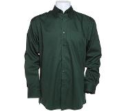 Kustom kit Corporate oxford shirt LS 778.11 | Maat 15,5 | Groen