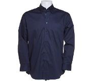 Kustom kit Corporate oxford shirt LS 778.11 | Maat 14,5 | Marineblauw