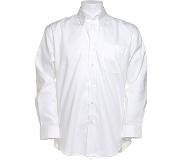 Kustom kit Corporate oxford shirt LS 778.11 | Maat 18,5 | Wit