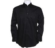 Kustom kit Corporate oxford shirt LS 778.11 | Maat 16 | Zwart