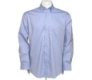 Kustom kit Corporate oxford shirt LS 778.11 | Maat 18,5 | Licht blauw