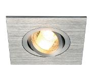 SLV new tria gu10 xl square alu geborsteld 1xgu10