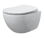 Bewonen Alento hangtoilet Rimless mat wit - met Softclose zitting
