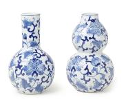 &k amsterdam Vazen set van 2 - 20 cm - &klevering - Delfts blauwe vaas - keramiek - vazen - vaas set - Holland souvenir - vazen decoratief - cadeau nieuw huis - cadeau vrouw populair - cadeau voor vrouw
