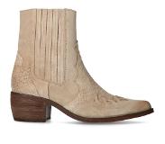 Sacha suède cowboylaarzen beige Dames | Maat: 37
