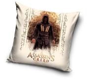 Carbotex kussen Assasin's Creed 40 x 40 cm wit