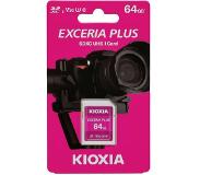 Kioxia Exceria Plus flashgeheugen 64 GB SDXC Klasse 10 UHS-I