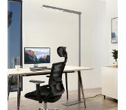 Arcchio Tamilo - zilverkleurige kantoor vloerlamp LED's
