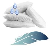 24-Bedding Waterdichte Molton Kussenslopen | Molton waterdichte kussenbeschermer 60 x 70 cm