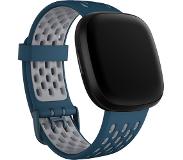 Fitbit Versa 4/3 en Sense 2/1 Siliconen Bandje Blauw L