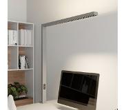 Arcchio Jolinda LED-kantoor-klemlamp licht, zilver