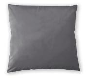 Premium 2x Premium Flanel Kussenslopen Antraciet | 80x80 | Handig Met Een Rits | Extra Warm En Zacht