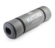 Matchu Sports Fitnessmat - Grijs - 183 cm - 61 cm