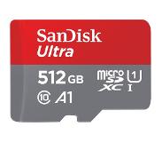 SanDisk MicroSDHC Ultra 512GB 120 MB/s CL10 A1 UHS-1 + SD Ad