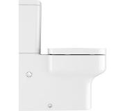 Crosswater Kai toiletpot staand compact zonder reservoir exclusief zitting wit KL6305CW