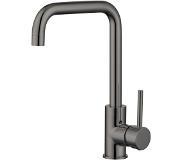 Best design Keukenmengkraan Best Design Moya Uitloop Gebogen 31.7 cm 1-hendel Gunmetal