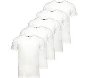Alan red - Giftbox Derby O-Hals T-shirts Wit (5Pack) - M - Regular-fit