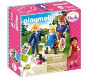 Playmobil Heidi 70258 - Klara met vader en juf Rottenmeier
