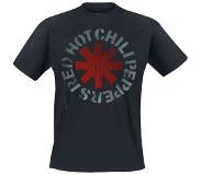 Rock Off Red Hot Chili Peppers Heren Tshirt -L- Stencil Zwart