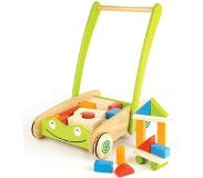 Pintoy Loopwagen met blokken 11503