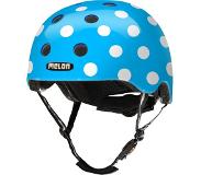 Partychimp Melon helm Dotty Blue XXS-S (46-52cm) blauw