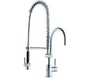 Dornbracht Tara Classic Profi keukenkraan hoogte 665mm rechts platina mat