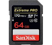 SanDisk SDXC Extreme Pro 64GB 170MB/s