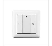 Heatit Wandzender 2-knops Z-Wave Plus - Zwart